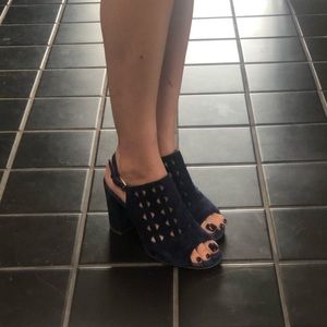 Halogen Demi Perforated Shield Sandal